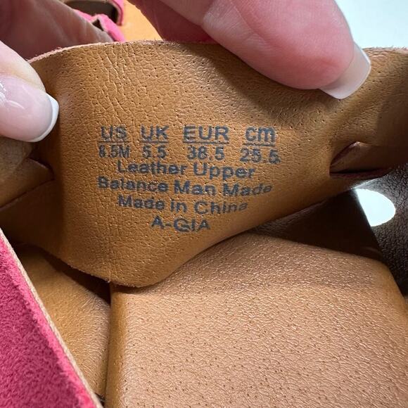 NWOB | Sarto by Franco Sarto | Gia Suede Sandals | Pink | Various Sizes - Picture 13 of 14